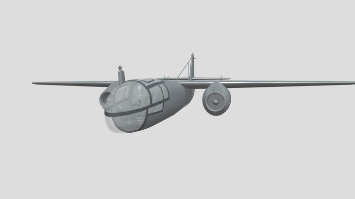 Arado Ar 234 B-2 Blitz (airborne) 3D Model