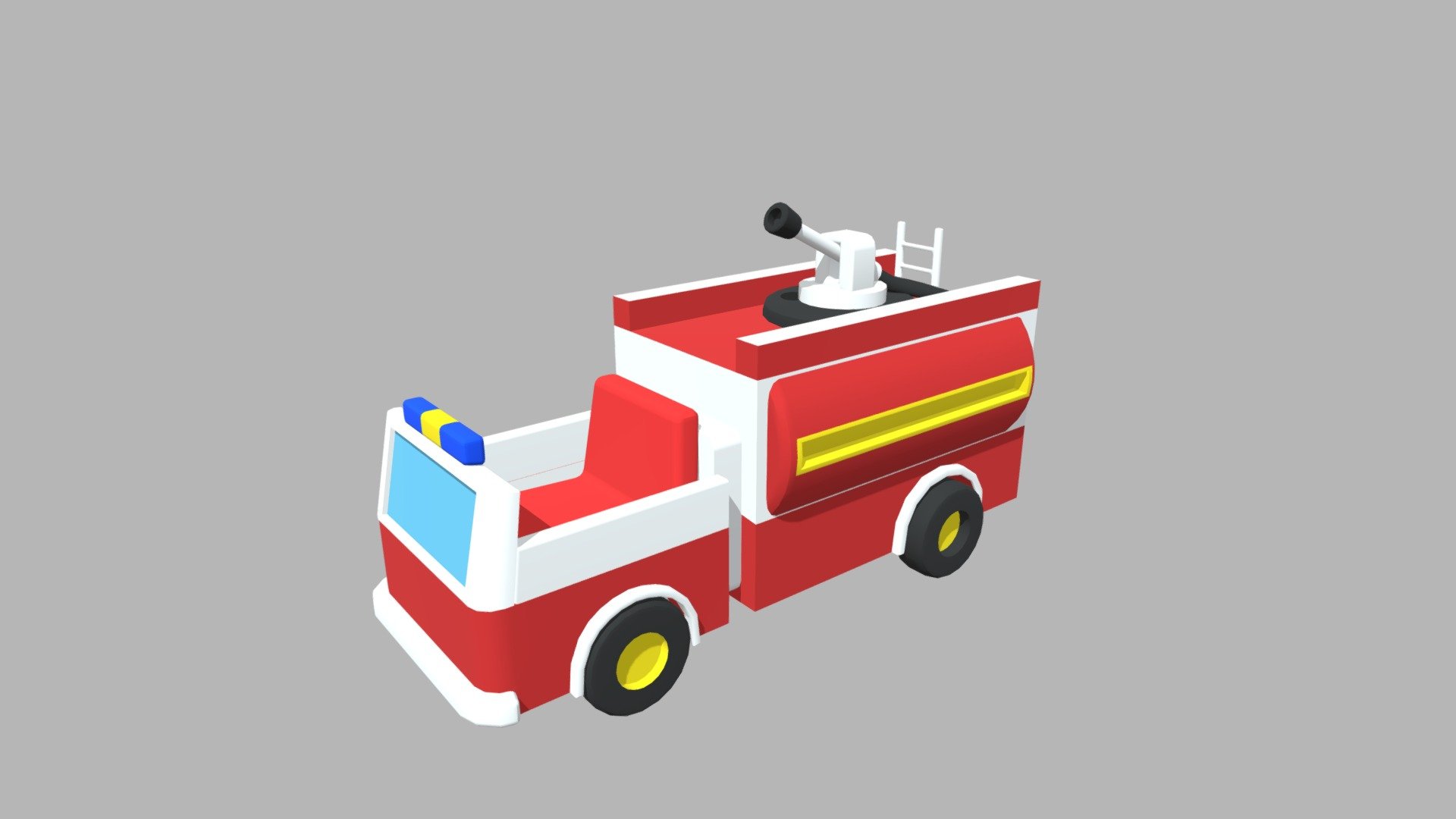 Fire Truck - 3D model by UB artist (@UB_artist) [5e348df] - Sketchfab