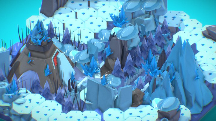 Ice world – Kostenloses 3D-Modell STL