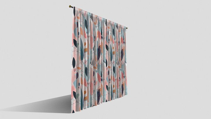 Curtains 3D Model