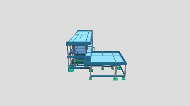 Projeto Estrutural 3D Model