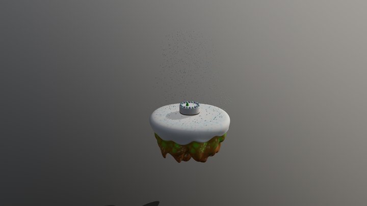 #3December-Cake 3D Model