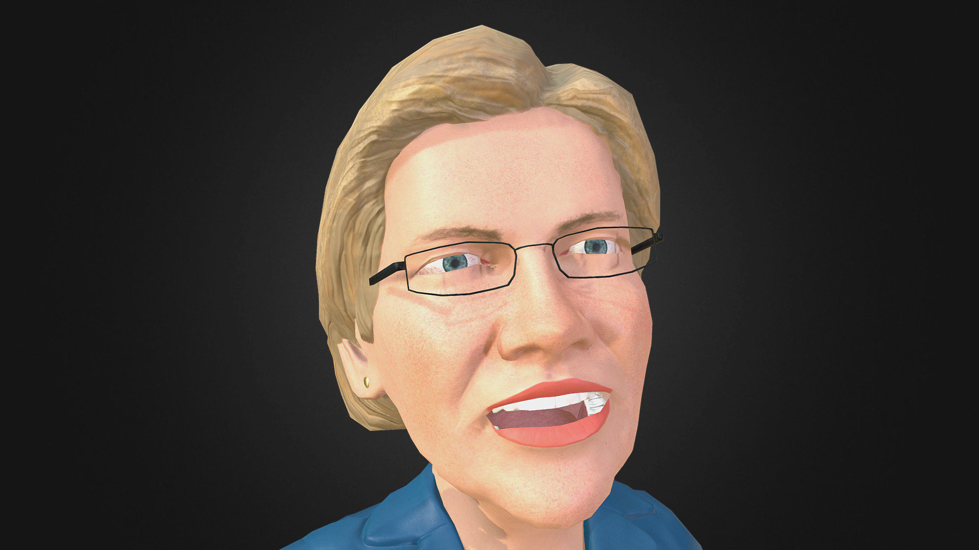 Elizabeth Warren caricatrue