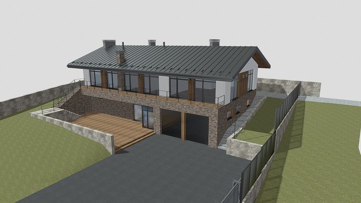 ДОМ НОВОАБЗАКОВО 21-02-2024 3D Model