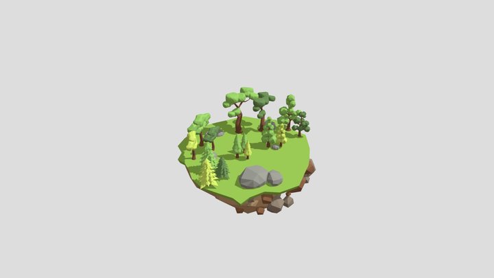 Proyecto: Plantación de Árboles 3D Model