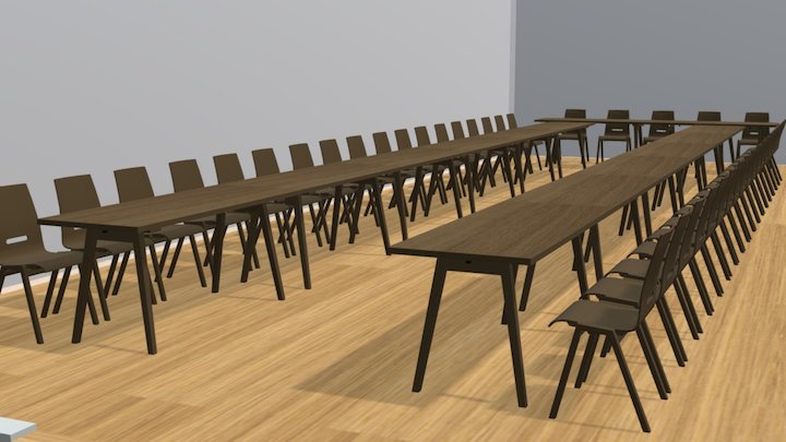Saal V2 3D Model