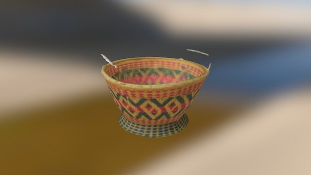 Modelo teste Cesta Amarela C Falha 3D Model