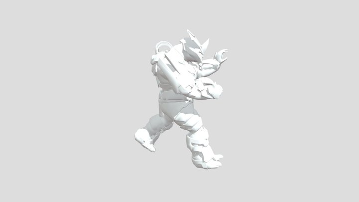Brute Bomb Carrier halo 3D Model