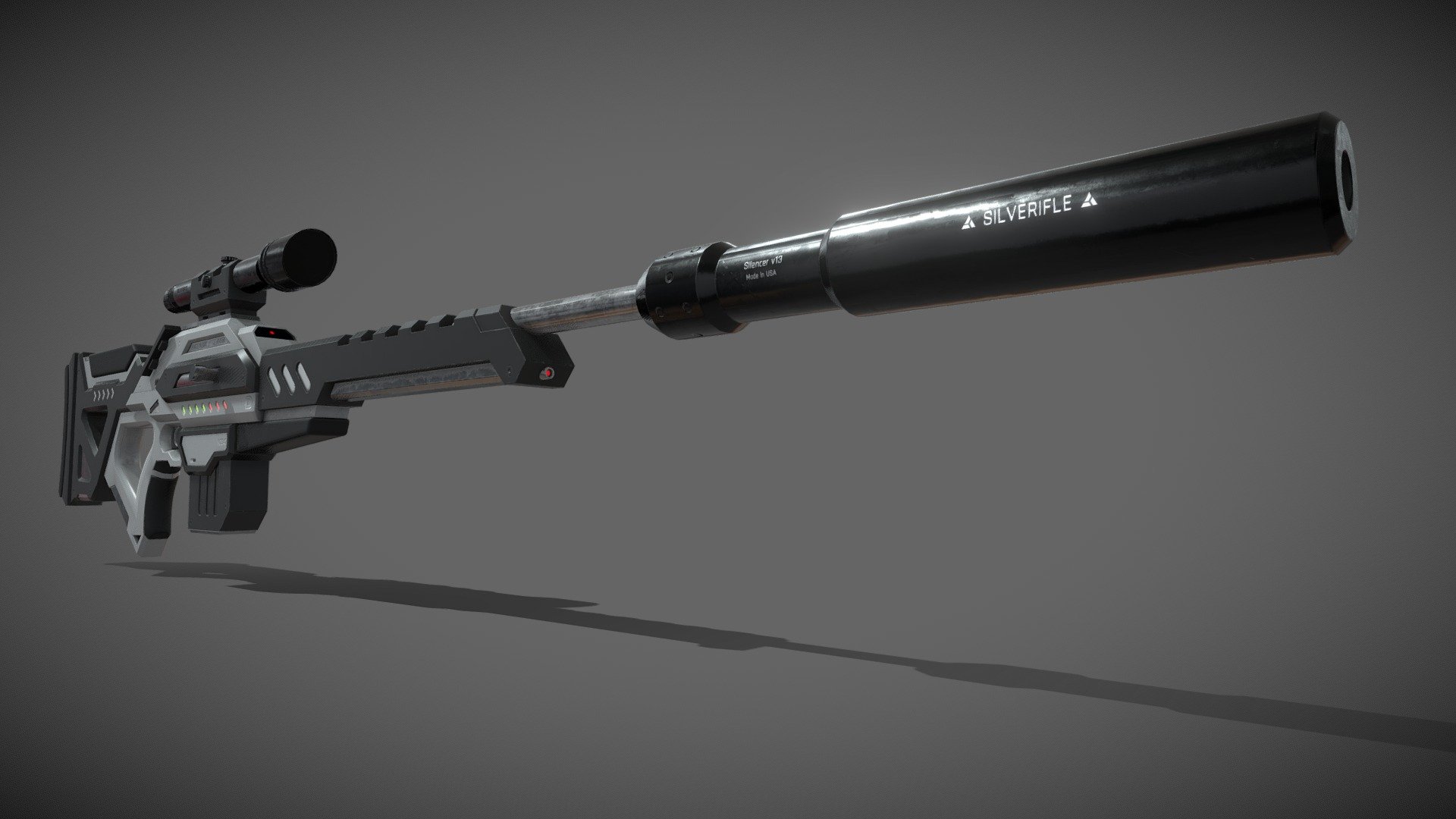 Futuristic Sniper Rifle