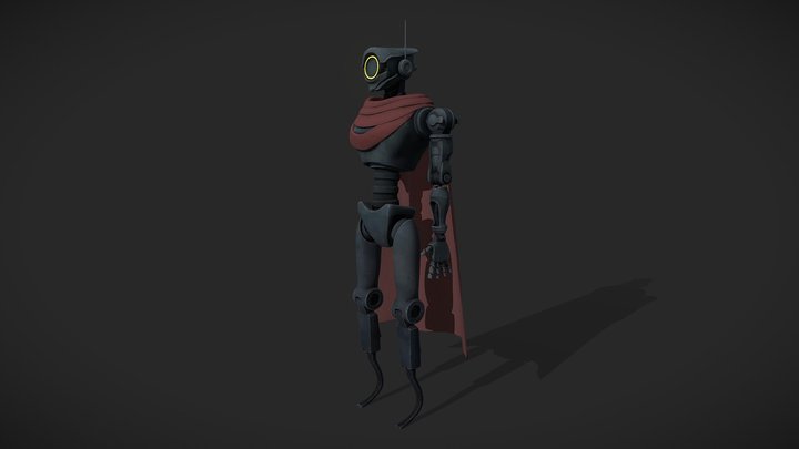 Fault-E - Game Character 3D Model