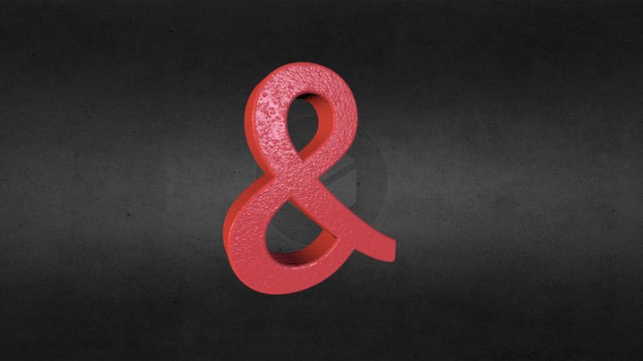 Adobe Ampersand  3D Model