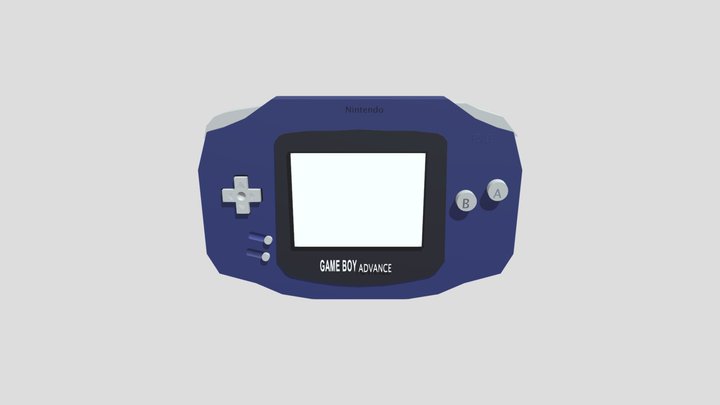 Gameboy Advance 3D Model