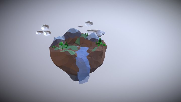 First Island 3D Model