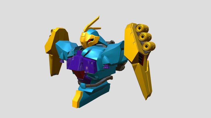 MSN -03 Jagd Doga (half Body Without Arms) 3D Model