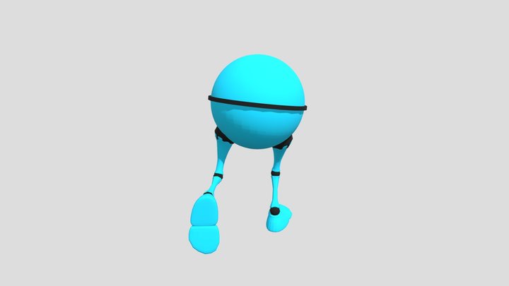 Walking Bubble 3D Model