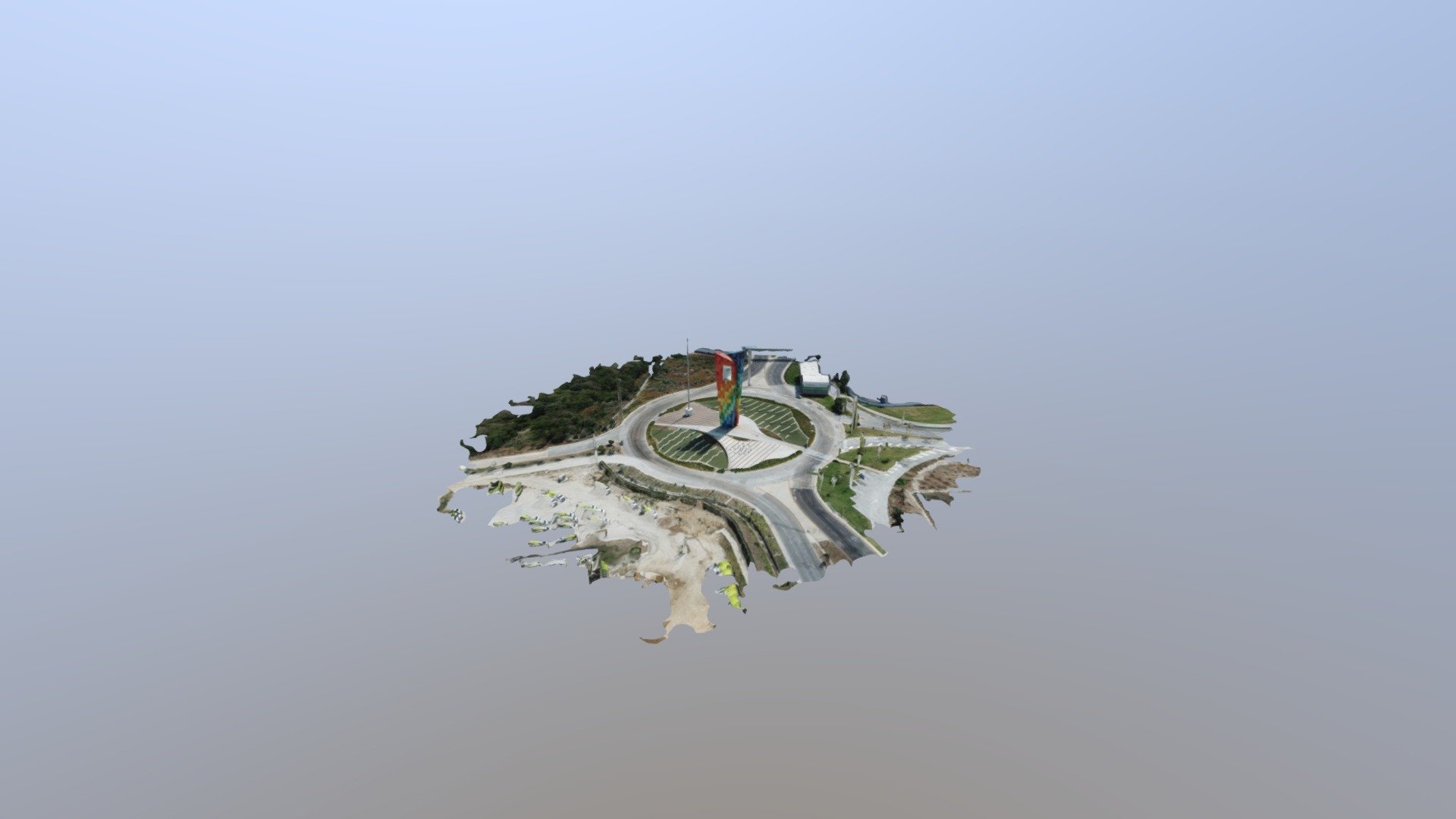 Ventana Al Mundo Simplified 3d Mesh