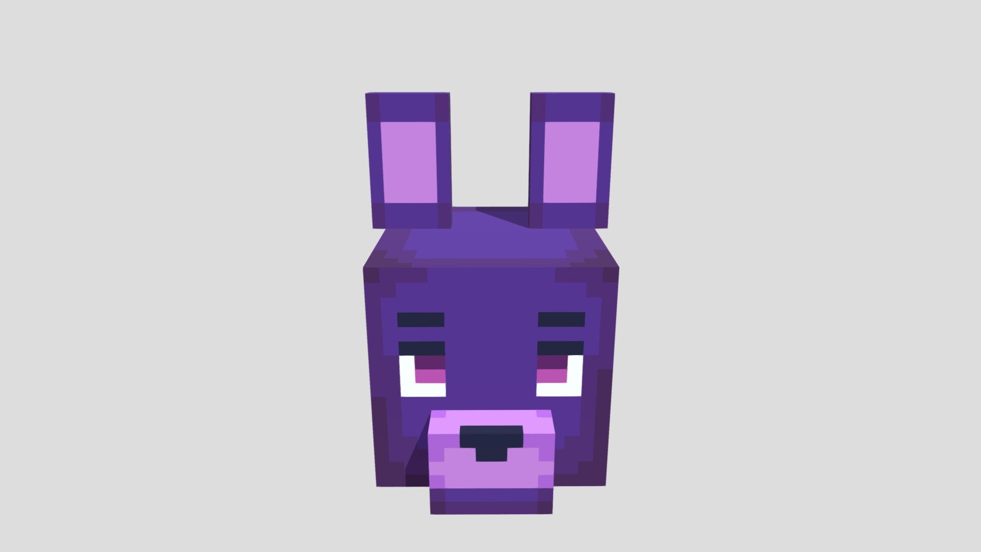 Minecraft Bonnie Head - Download Free 3D model by Cutey61665 ...