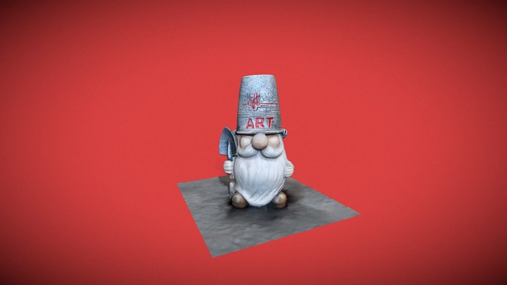 Poly Gnome 3D Model