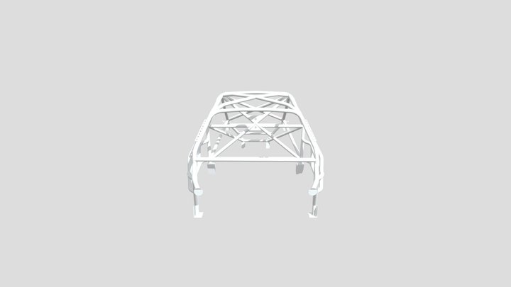 E36 Coupe Roll Cage 3D Model