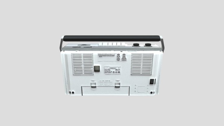 Scary Baboon Boombox FBX 3D Model
