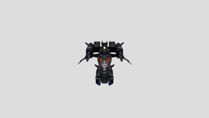 The Spaceship 3 3D Model