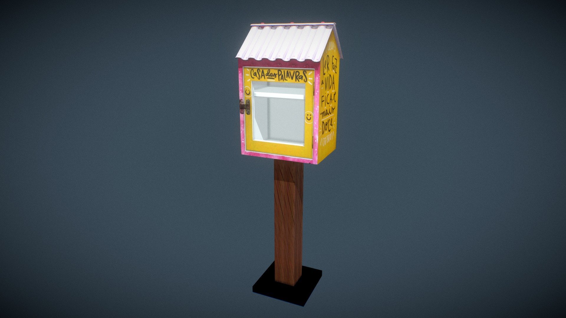 Caixa do Livro 3D - Casa Das Palavras