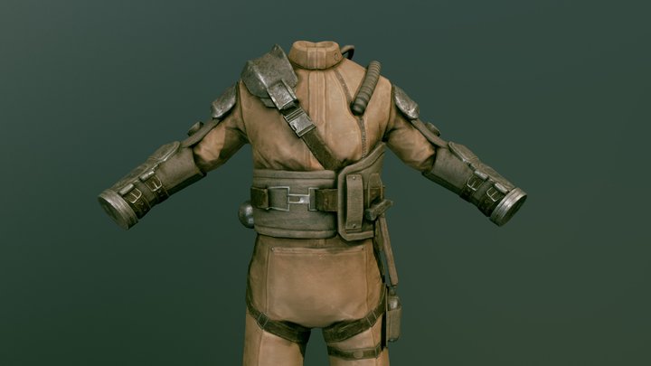 Iconoclast Armor-Fallout 4: Capital Wasteland 3D Model