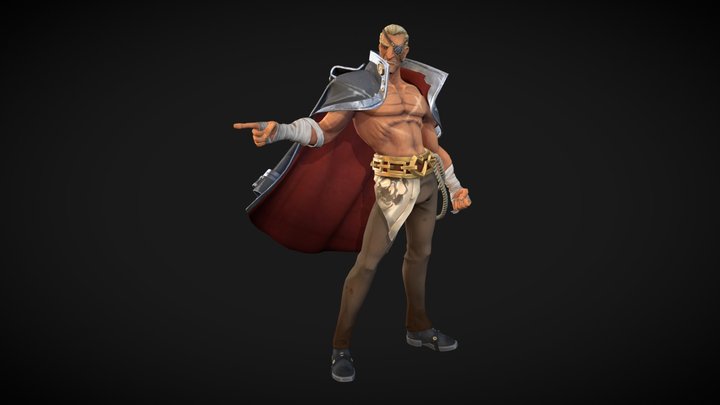 Captain Hugh 3D Model