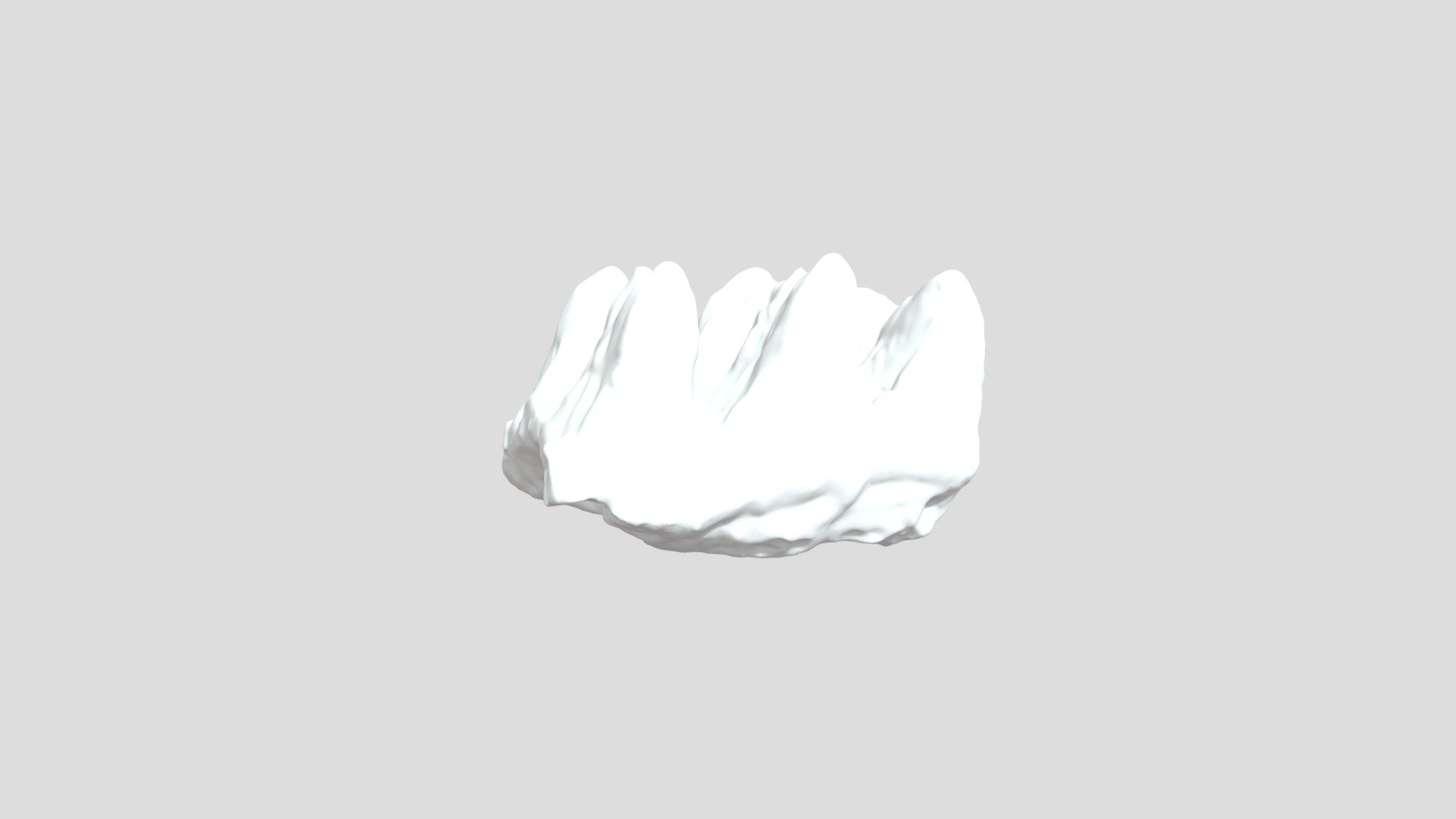 Mammoth Tooth Plate for 3d printer