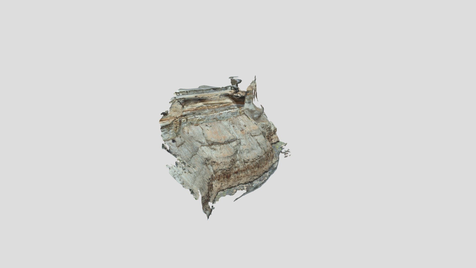 Del Mar Cliffs 3 Simplified 3d Mesh