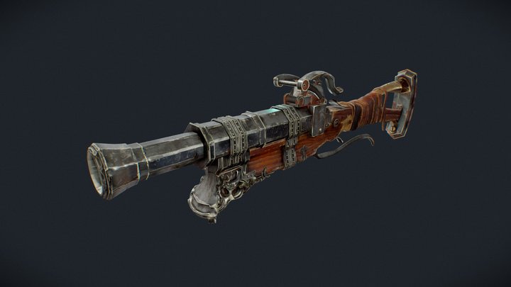 Fanart - Bloodborne Blunderbuss 3D Model