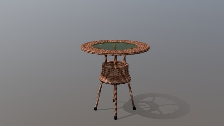 Outdoor_Coffee_Table1 3D Model
