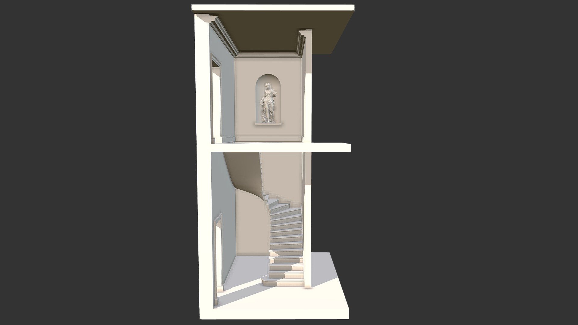 FOND ROY - Maquette escalier R+1