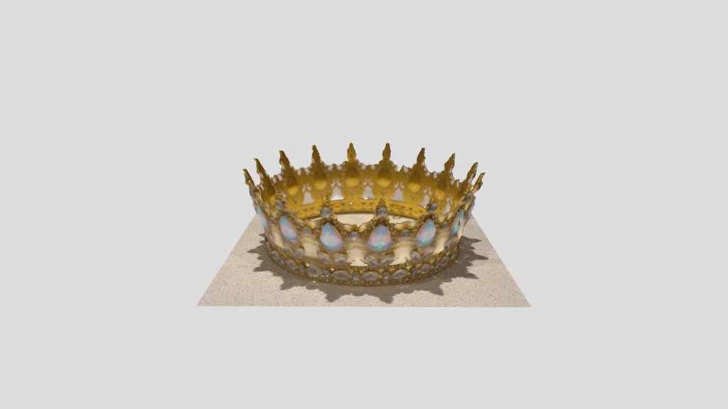 Ornamental Crown (3D Scan)