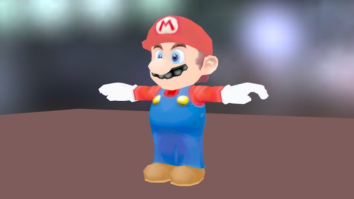 Mario Bros 3D Model