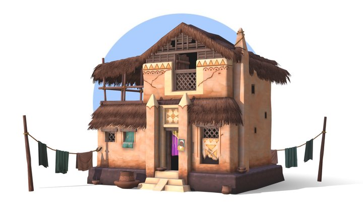 Nigerian House 3D Model