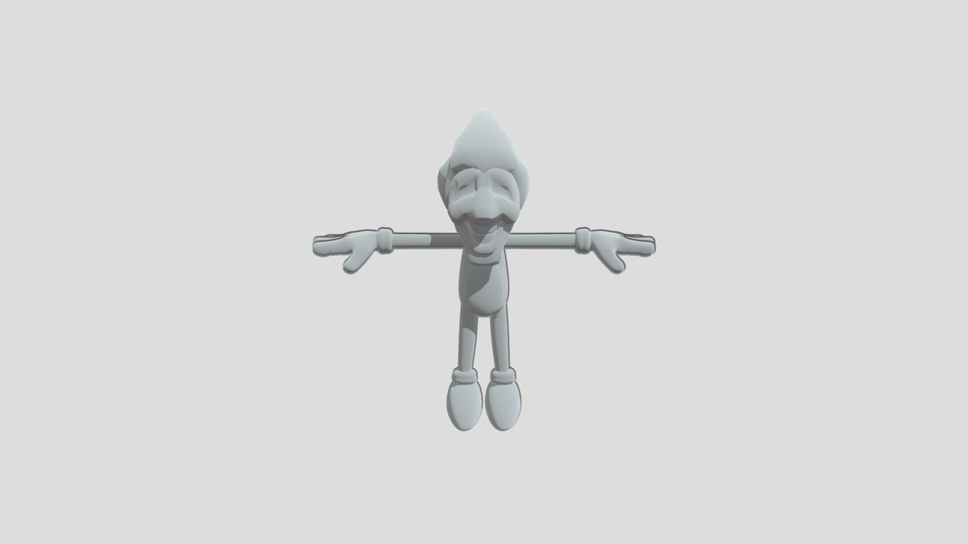 Majin Sonic 3D model 3D printable