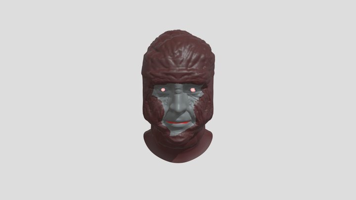 Wolfman Head Blenders Ttt 3D Model