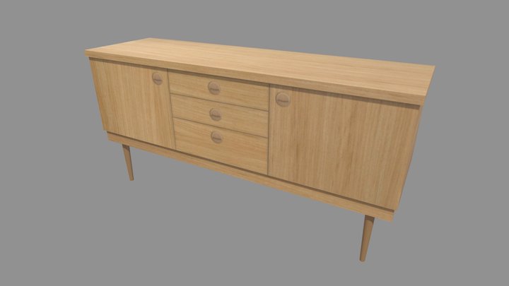 Schreiber Sideboard 3D Model