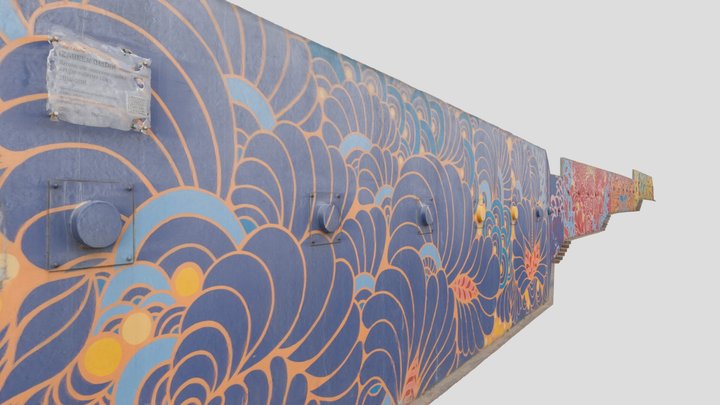 Mural "Sztuka dla lepszego życia" v2 3D Model