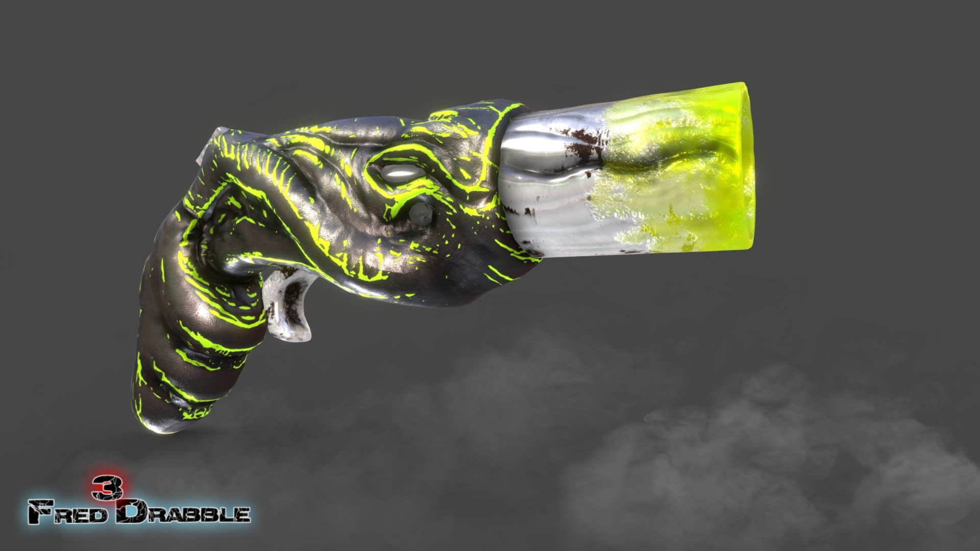 Alien Blaster - Download Free 3D model by Fred Drabble (@FredDrabble ...