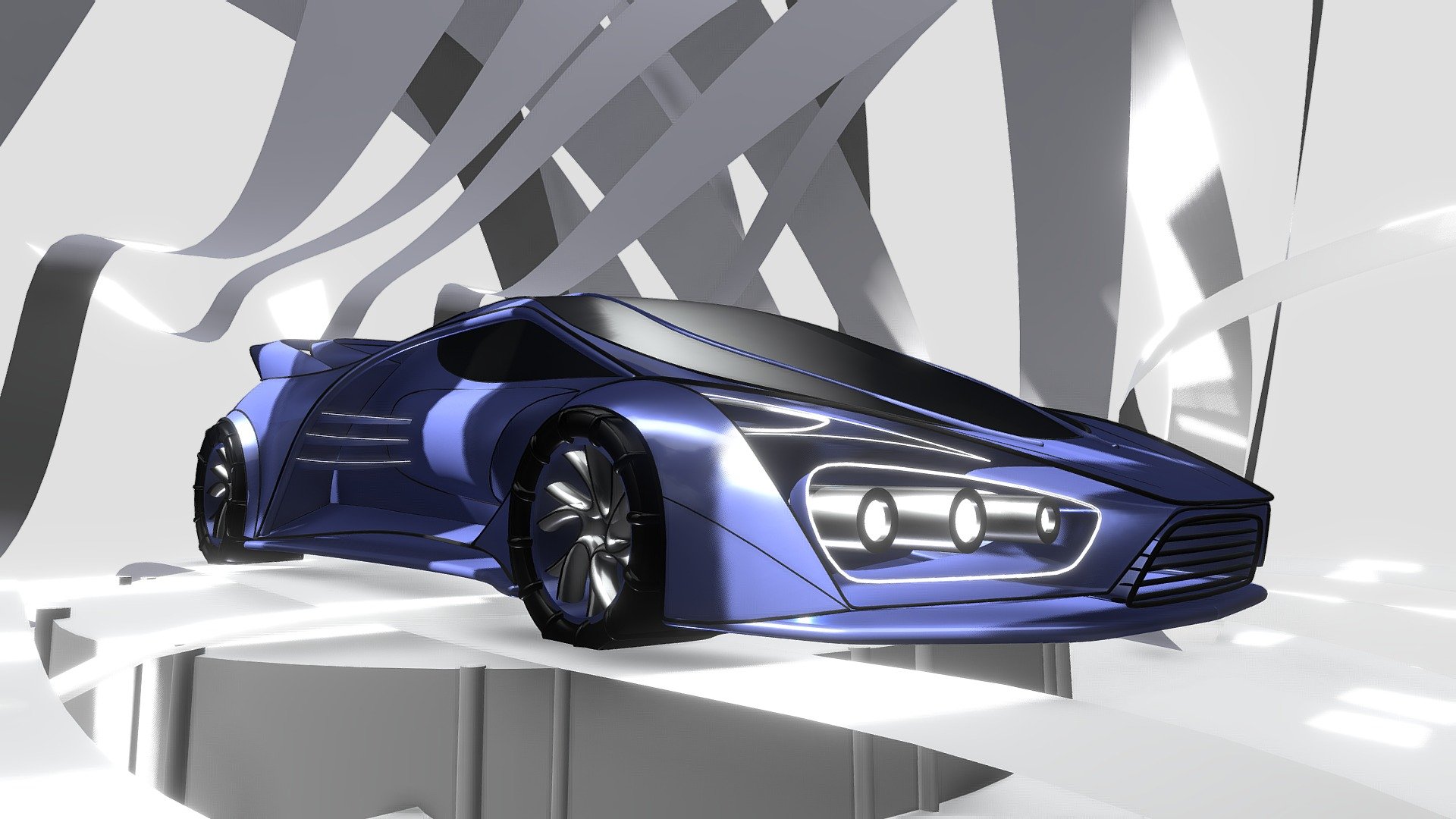 Concept Car Download Free 3D model by Giimann [5e49edf] Sketchfab