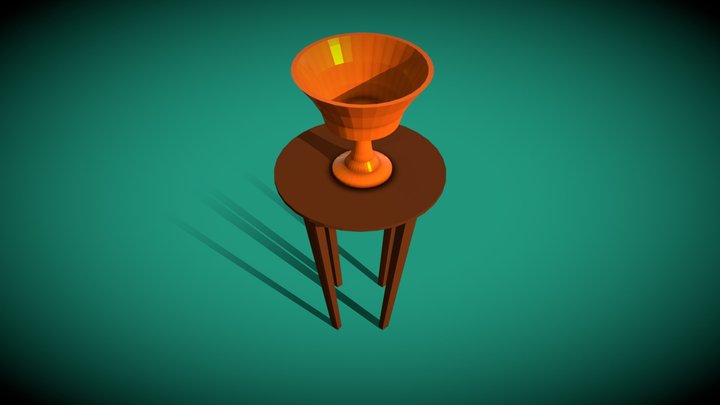 Old vase lowpoly 3D Model
