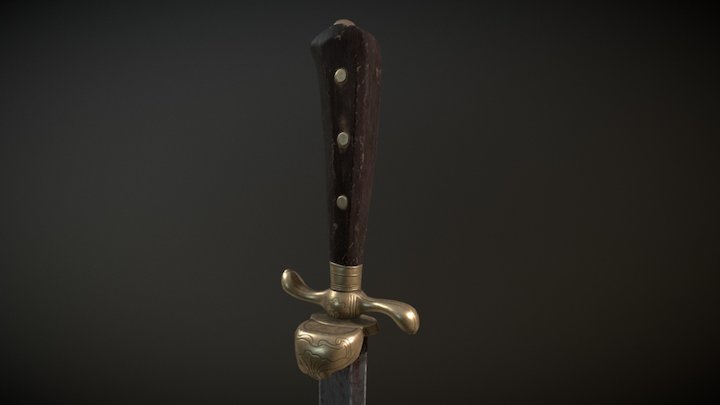 Eastern European Dagger 3D Model