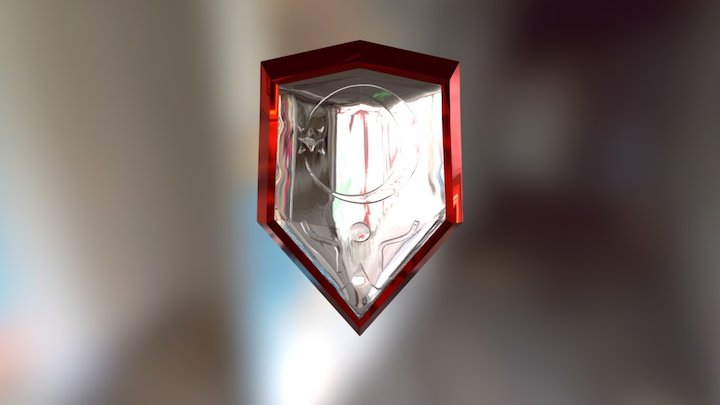 Mirror Shield 3D Model