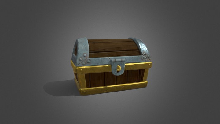 Stylized Chest 3D Model