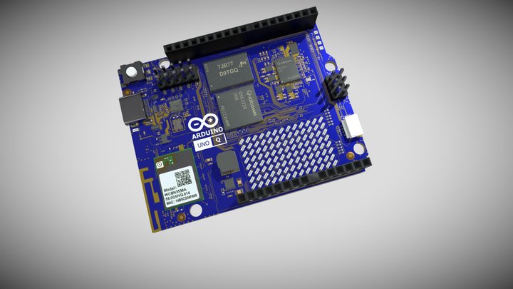 Arduino Uno Q – Kostenloses 3D-Modell STL