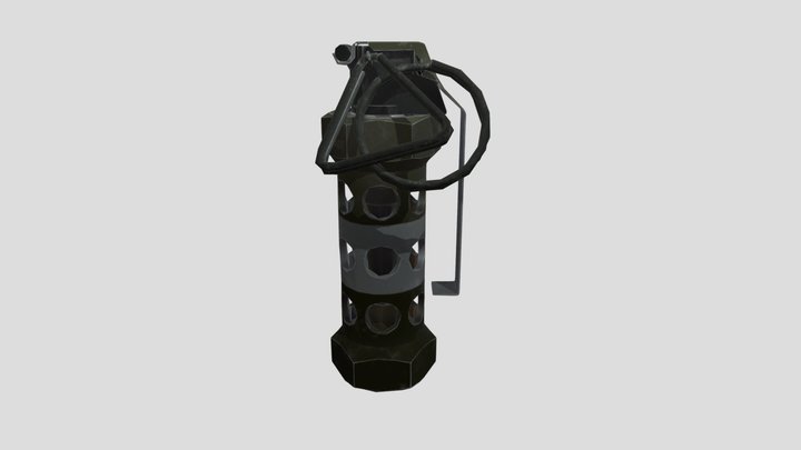 Flash Bang Military 3D Model