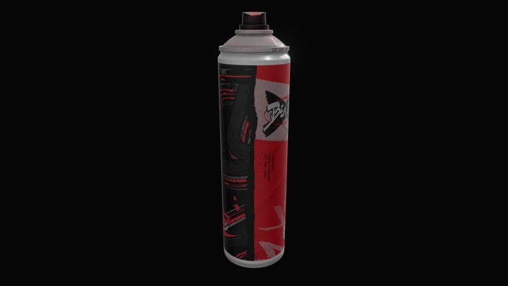 TONYBOY Spray Can (Last Update) 3D Model
