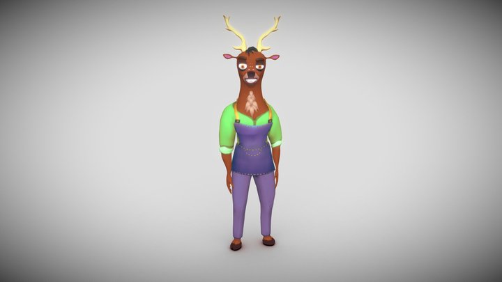 Deer Boi 3D Model